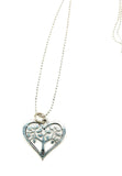 Tree in Heart Sterling Silver Necklace