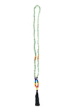 Green Aventurine Silk Tassel Mala