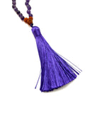 Amethyst Mala with Rudraksha Beads