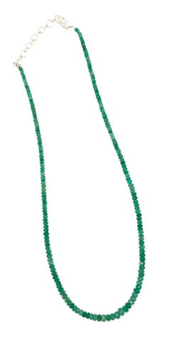Beaded Emerald Necklace