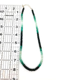 Tri-Color Emerald Necklace