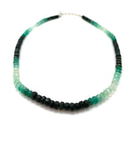 Tri-Color Emerald Necklace