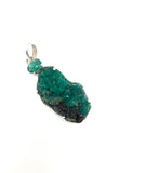 Hand-Carved Emerald Ganesha Pendant