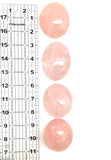 Large Rose Quartz Palm Stone