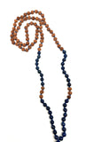 Rudraksha Mala with Lapis
