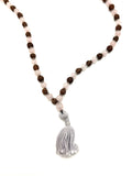 Rudraksha Mala with Rose Quartz