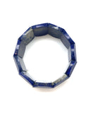 Wide Lapis Bracelet