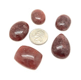 Cherry Lepidolite Cab Grade A+