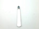 crystal shown with clay tip to protect point