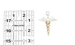 Gold Plated Caduceus