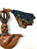 kartika with dorje detail, beads and fabric detail from the Tibetan tradition