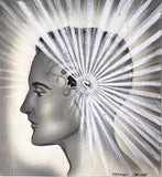 Line art of Pineal gland