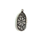Quan Yin Crystal Pendant - Blue