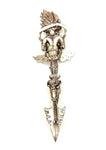 Silver Plated Copper Phurba - Small