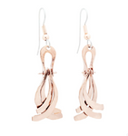 Double Drop Nile Copper Earrings