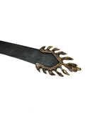 flame carved manjushri tool detail