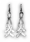 Double Drop Nile Silver Earrings