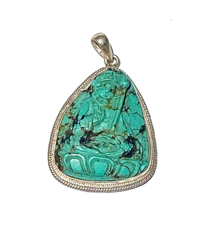 PadmaSambhava Turquoise Pendant