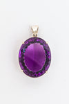 Amethyst Faceted Pendant, Small