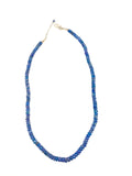 Beaded Blue Faceted Sapphire Necklace