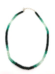 Tri-Color Emerald Necklace