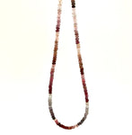 Multi Spinel Beaded Necklace Small